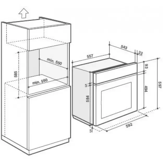 Комбинированный духовой шкаф с паром De Dietrich DOS7585A