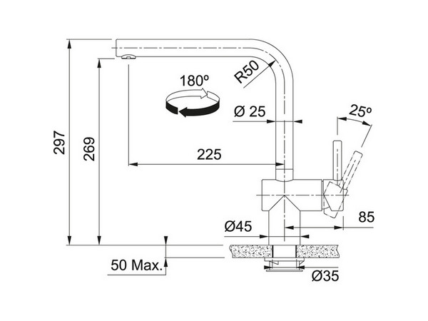 Atlas Neo Sensor Нержавеющая сталь, черный матовый
