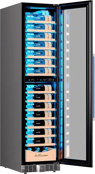 Винный шкаф компрессорный в нишу MEYVEL MV106-KST2 (Slim)