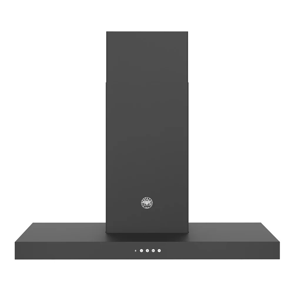 Настенная вытяжка 90 см, Master, черная матовая KT90P1NEV