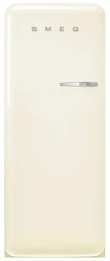 SMEG FAB28LCR6 Отдельностоящий однодверный холодильник, стиль 50-х годов, 60 см, кремовый, петли сле