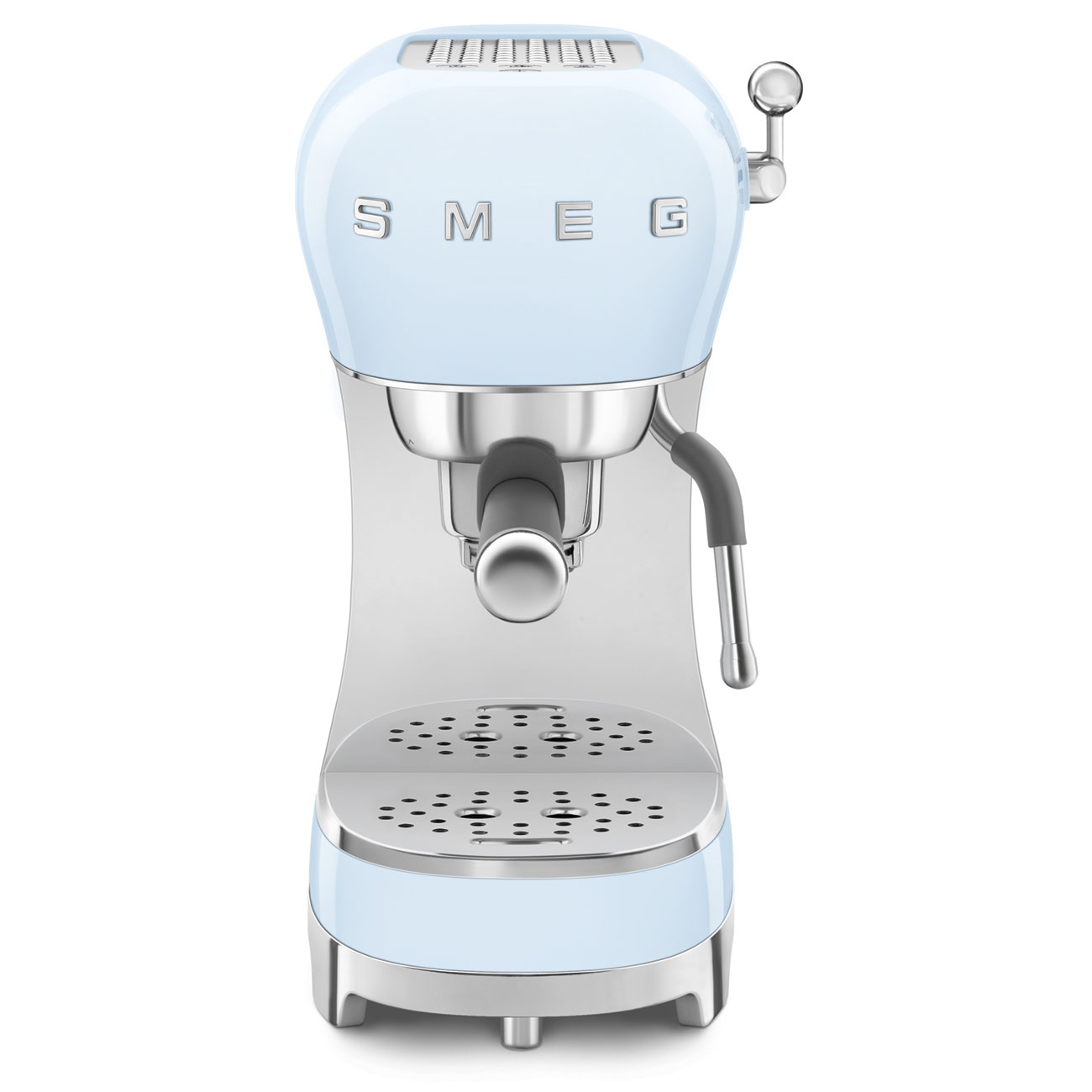 SMEG ECF02PBEU Кофемашина-эспрессо, цвет пастельный голубой