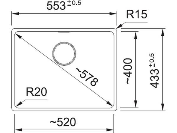 Мойка MRG 110-52 Полярный белый вент-автомат