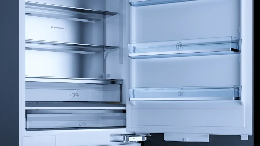 Встраиваемый холодильник с внутренней морозильной камерой Kuppersbusch FKGFX 9800.0i
