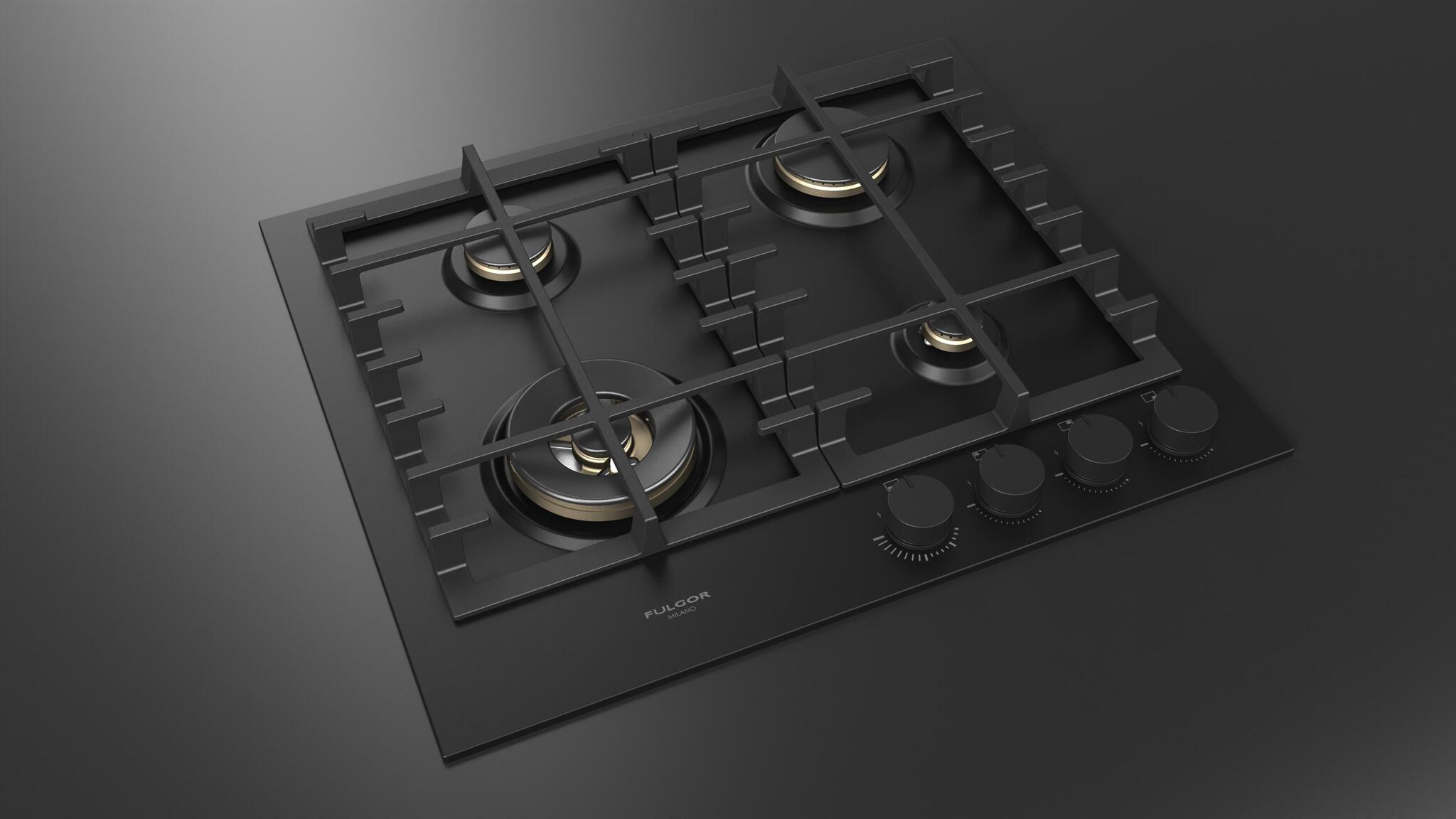 Газовая варочная панель Fulgor Milano FUH 604 G DWK MBK